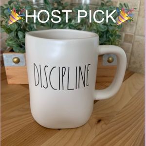 Rae Dunn By Magenta “DISCIPLINE” LL Ceramic Mug NWT
